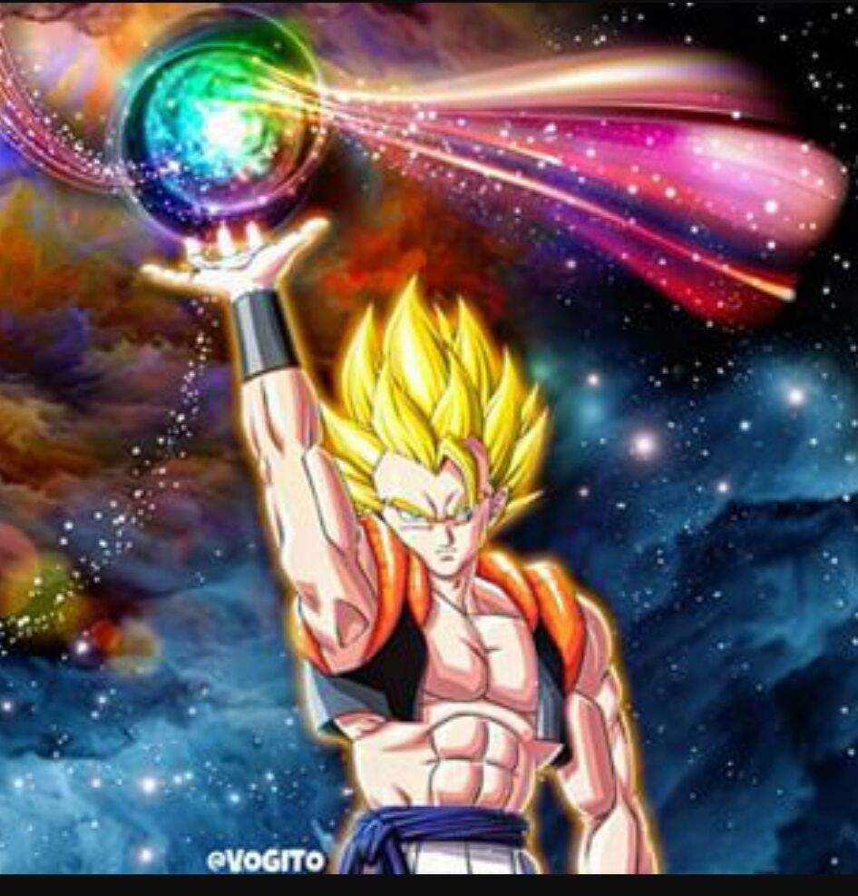 The next technique I made was Stardust breaker that Gogeta created in the M...